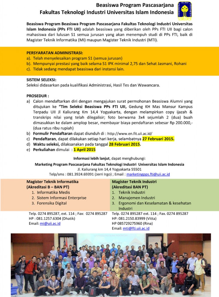 Fakultas Teknologi Industri - Universitas Islam Indonesia