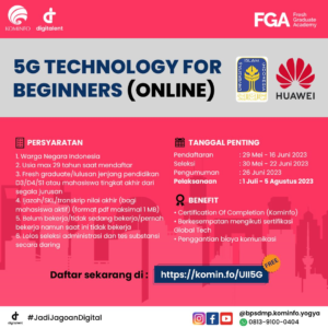 Poster FGA UII 2023 5G Teknologi